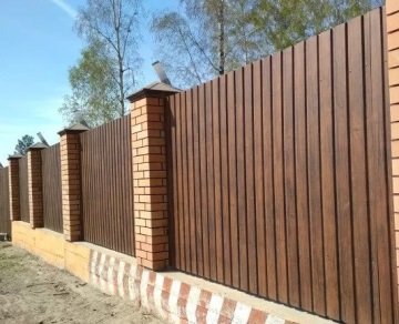 цена забора из профлиста